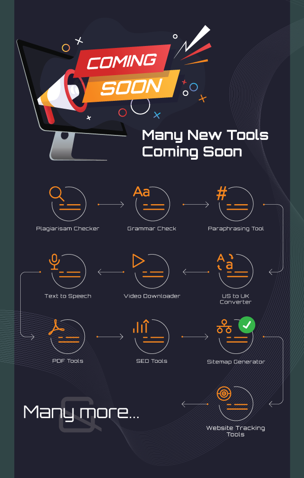 more tools coming soon