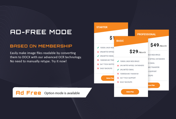 Ads Removal Subscription